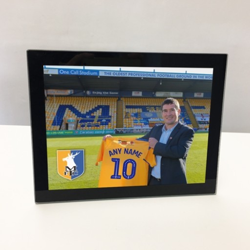   Glass Photo Frame- Sign For The Stags