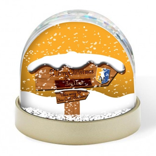 Snow Globe- Christmas Sign