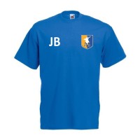 Mens Blue T-Shirt - Name Initials Or Number