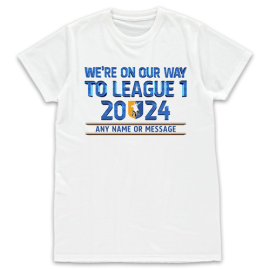 T-Shirt Mens - We're On Our Way to League 1