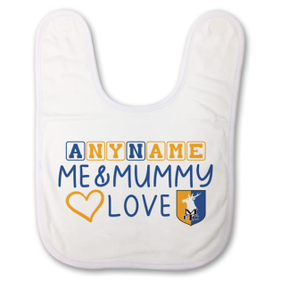 Baby Bib- Me & Mummy Love Mansfield 