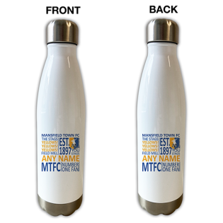 Stags Personalised Bowling Bottle- Stags Text