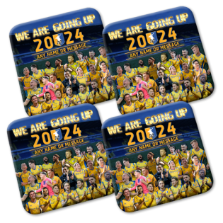 Coaster - We Are Going Up Stags Player Montage Pack Of 4