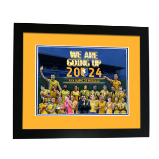 Framed Print - We Are Going Up Stags Player Montage
