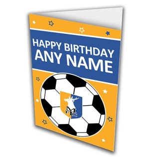Greeting Card Happy Bday Football