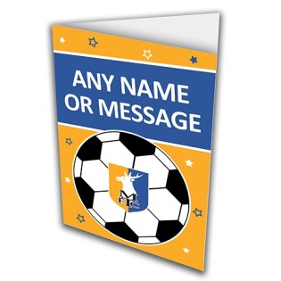 Greeting Card Any Message Football