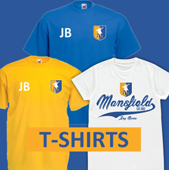 Mansfield Town FC Official Personalised T-Shirts